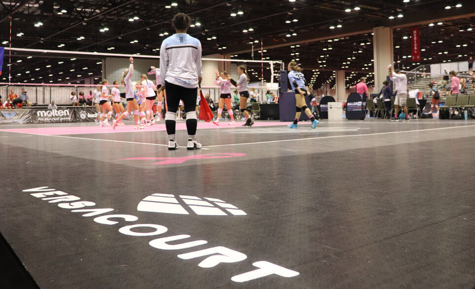 VersaCourt Portable Volleyball court Floor