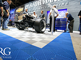 Chevy Performance Trade Show Booth using Ribtrax Pro floor tiles